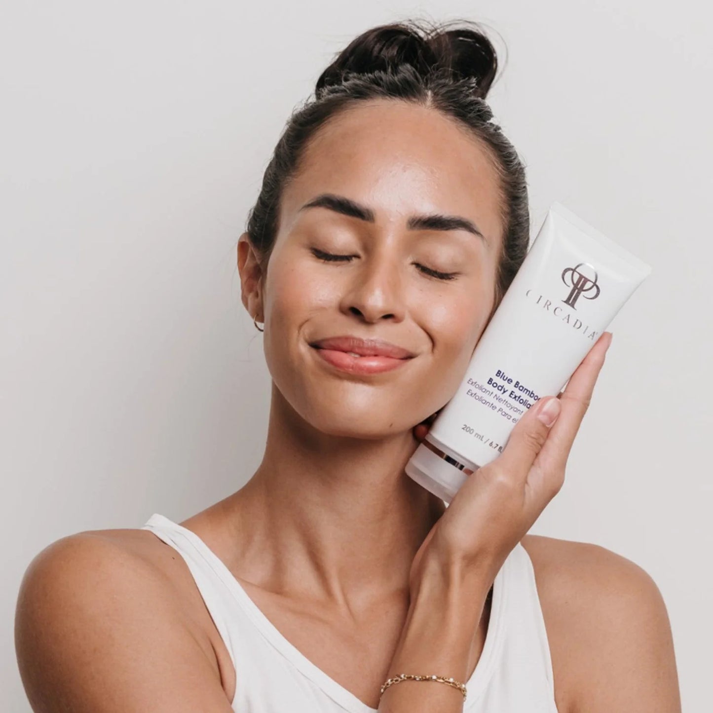 Blue Bamboo Exfoliator For Body